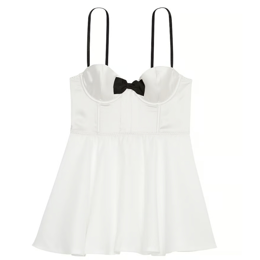 Victoria's Secret Bow Top Bustier Slip Dress - Picture 7 of 13